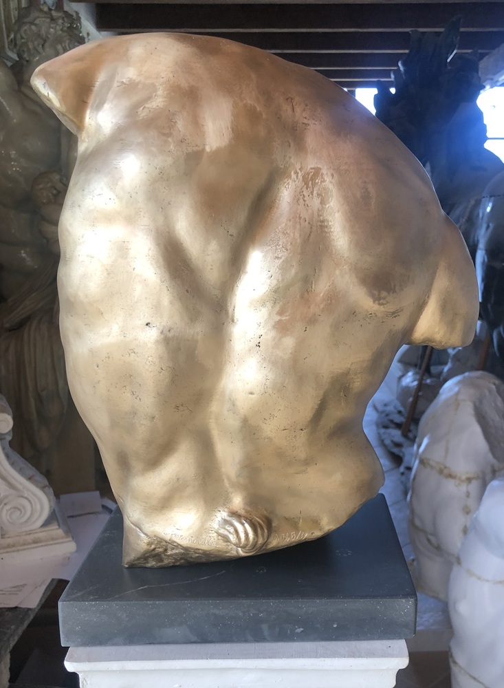 Dettaglio scultura Torso su basetta
